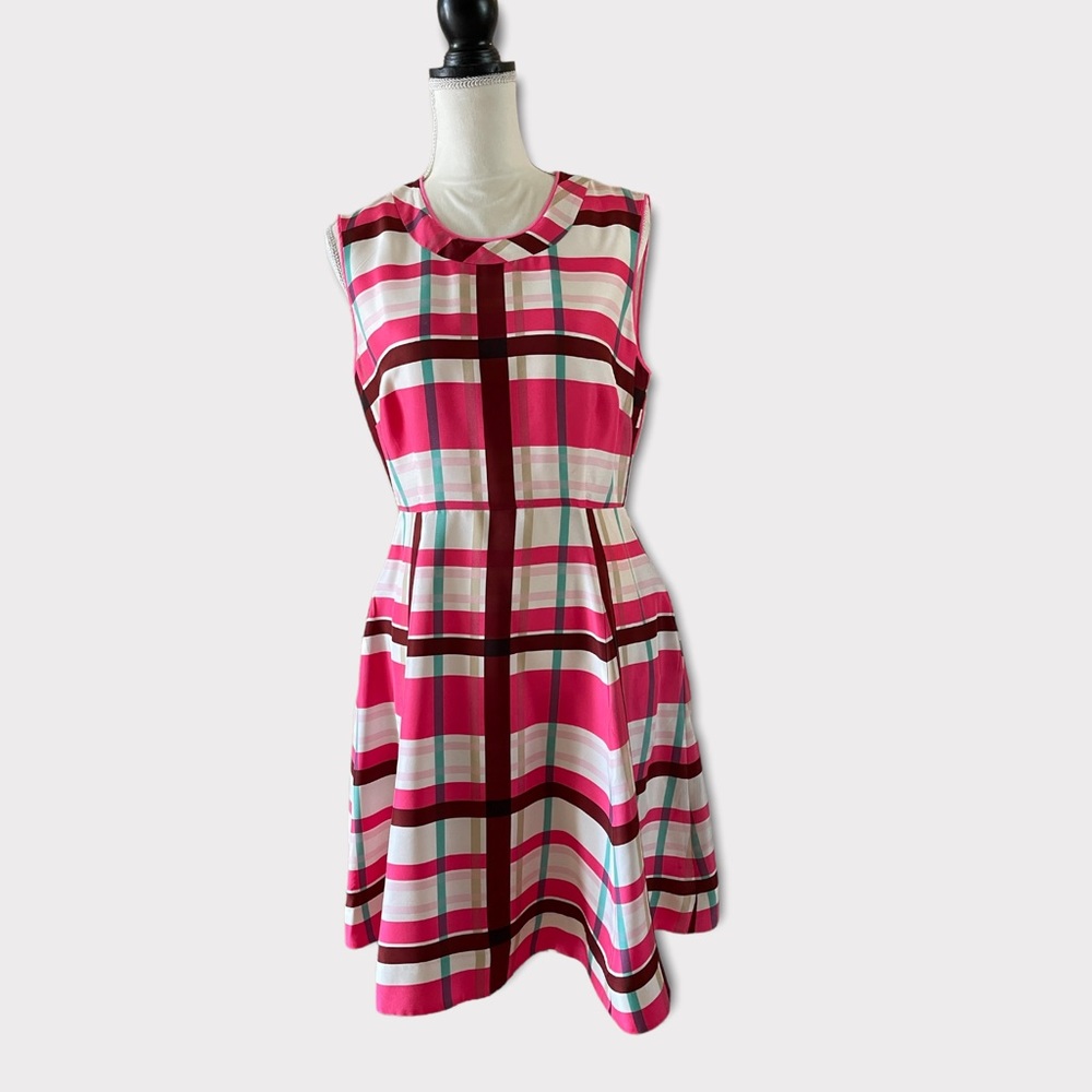 Kate Spade New York Silk Pocketed Flair Dress
